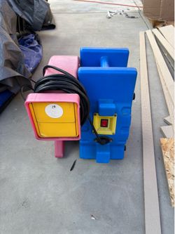 Blower for inflatable bounce houses
