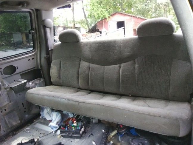 99-06 Chevy Or GMC Tan Fabric Back Seat