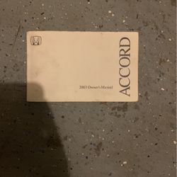 Honda Accord  Parts Owners Manual