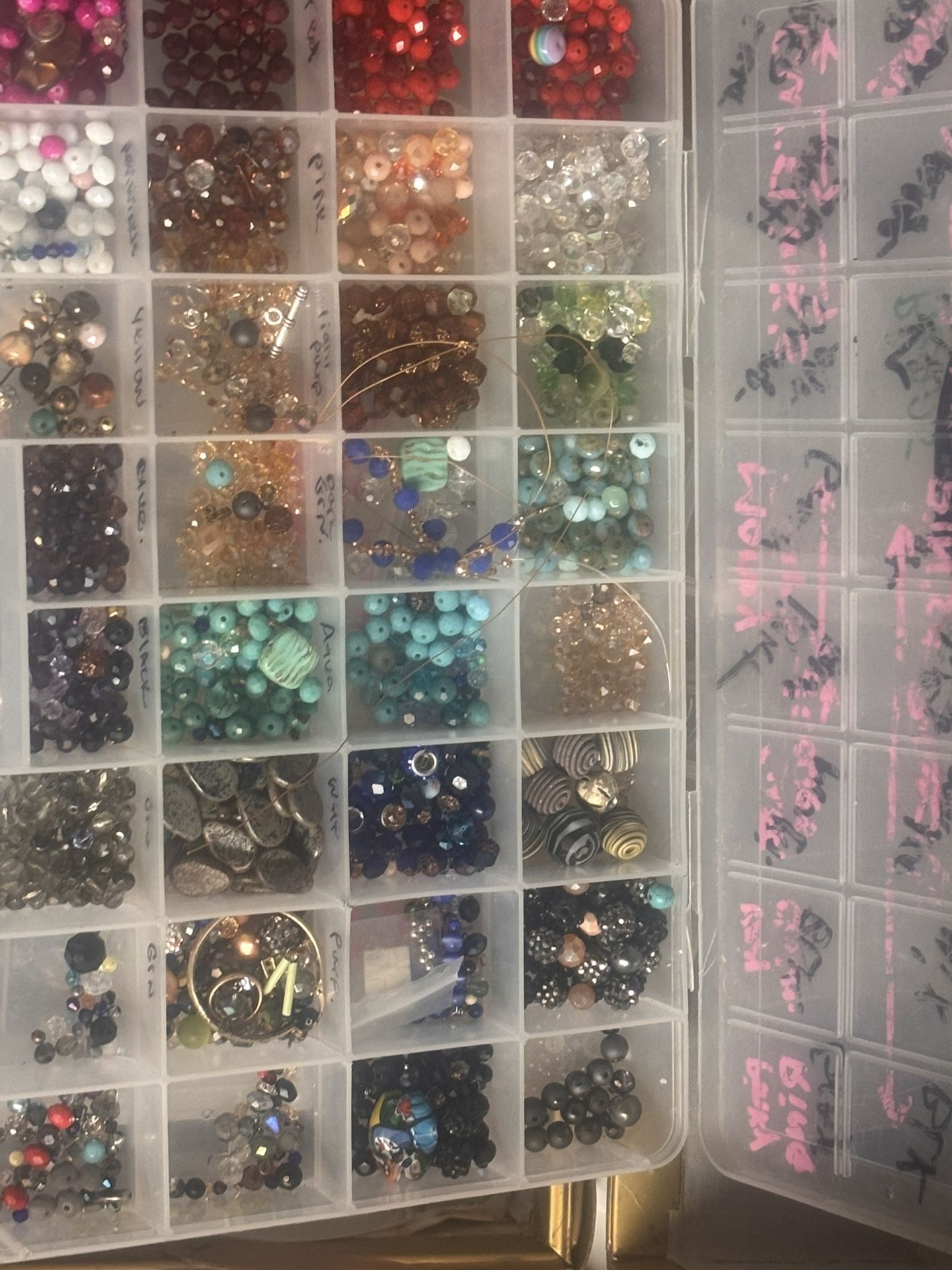 Lot Of Beads Faceted