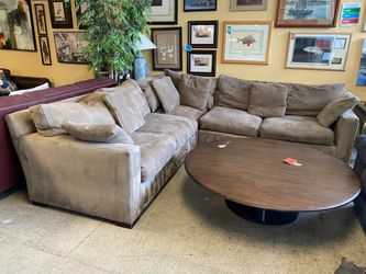 Suede Grey 5-Seat Sectional