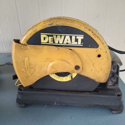 DEWALT chop saw.