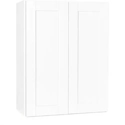 Hampton Bay 27” Shaker Wall Cabinet White