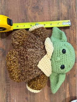Crochet Handmade Amigurumi Baby Alien Yoda Mandalorian Grogu Star Wars