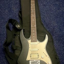 Ibanez GRX40 Gio Electric Guitar Black White Music Band And Amp