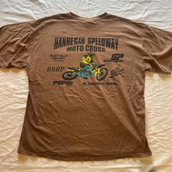 Motocross 2008 Men's XL T-Shirt Pepsi Dr Pepper Kawasaki Polaris Y2K Vintage VTG