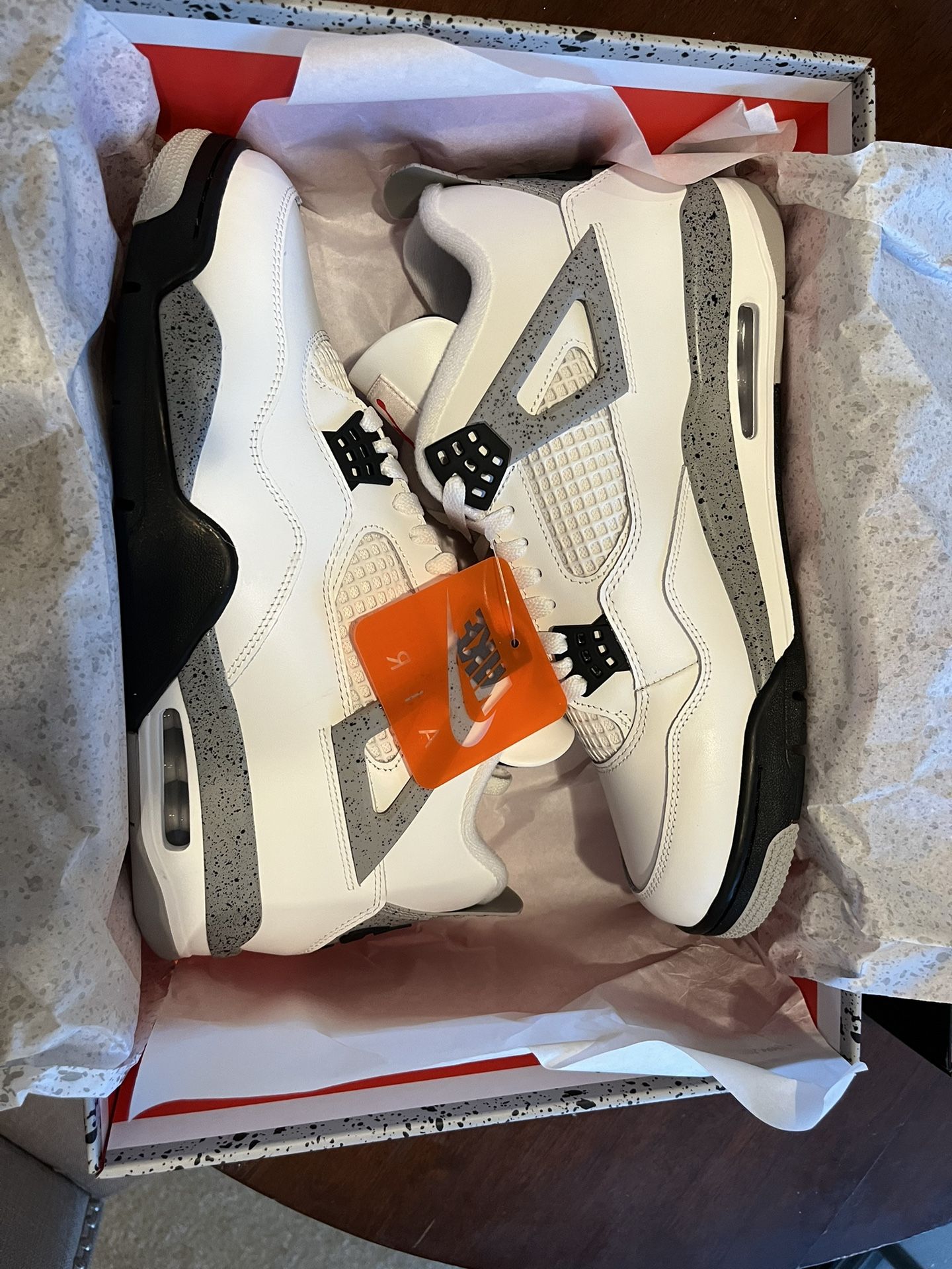Jordan 4 White Cement Size 12