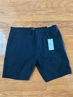 Kenneth Cole Black Men's Casual Stretch slim fit Shorts size 38