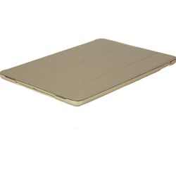 Protective PU Leather with Smart Case Cover for iPad Air 2. The BOOKCASE is crafted with a soft touch yet robust design. The back of the BOOKCASE is f