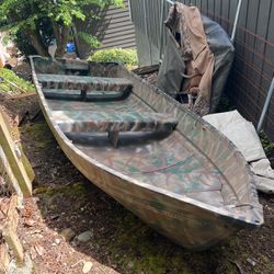 12ft Metal Boat Camo