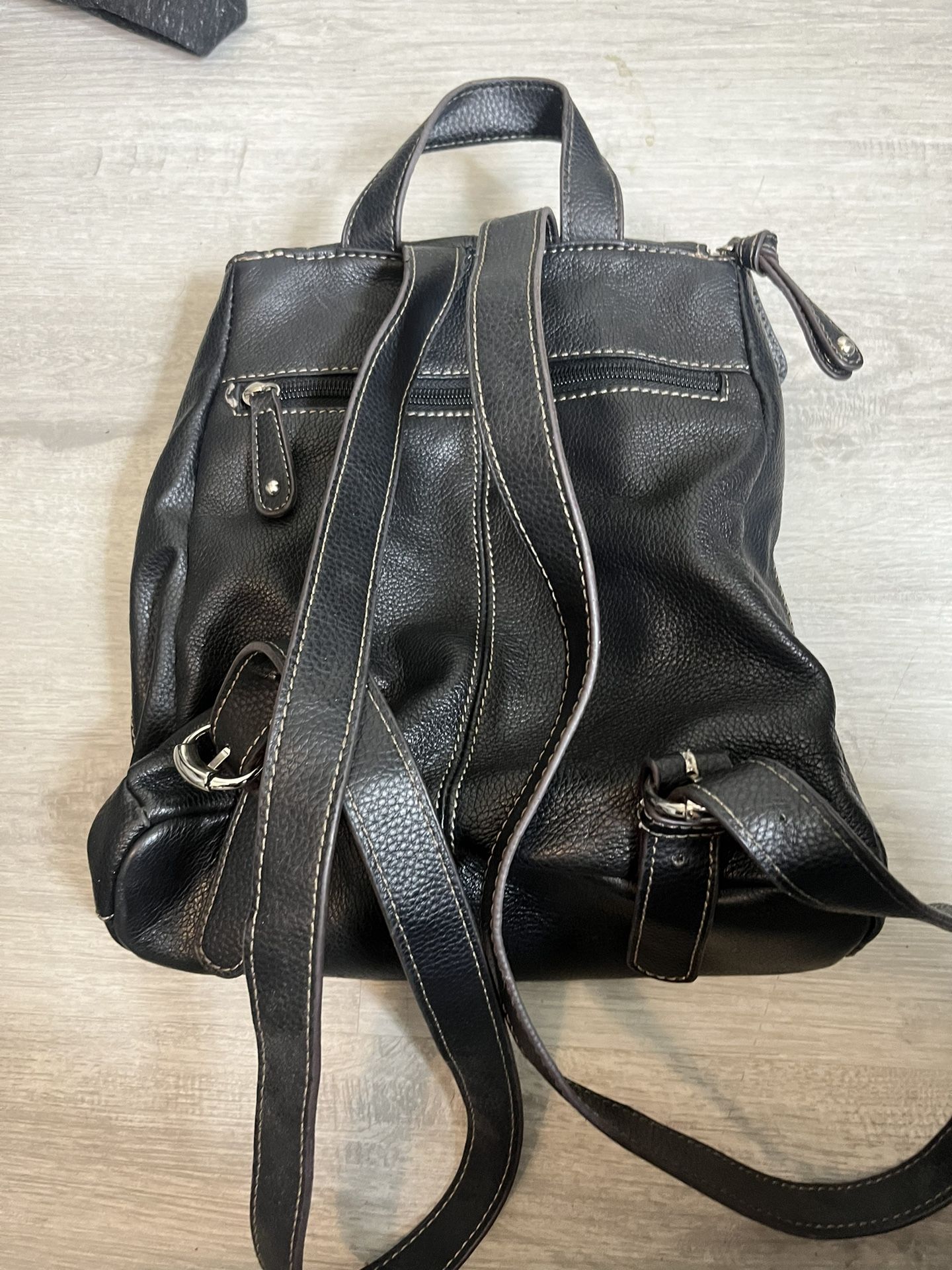 Tignanello Pebbled Leather Backpack Tignanello Leather Backpack main image 2
