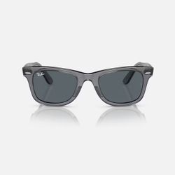 Ray-Ban Original Wayfarer Classic RB2140 Transparent Gray Authentic Sunglasses Rare Custom Made