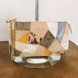 Coach Wristlet Patchwork Purse