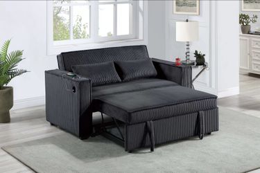 Brand New Black Adjustable Sofa Sleeper