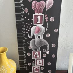 Child’s Wall Art/height Tracker 