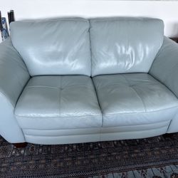 2 PC leather Sofa & Loveseat 