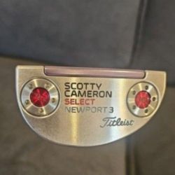 MINT CONDITION  ! Scotty Cameron Golf Putter SELECT NEWPORT 3