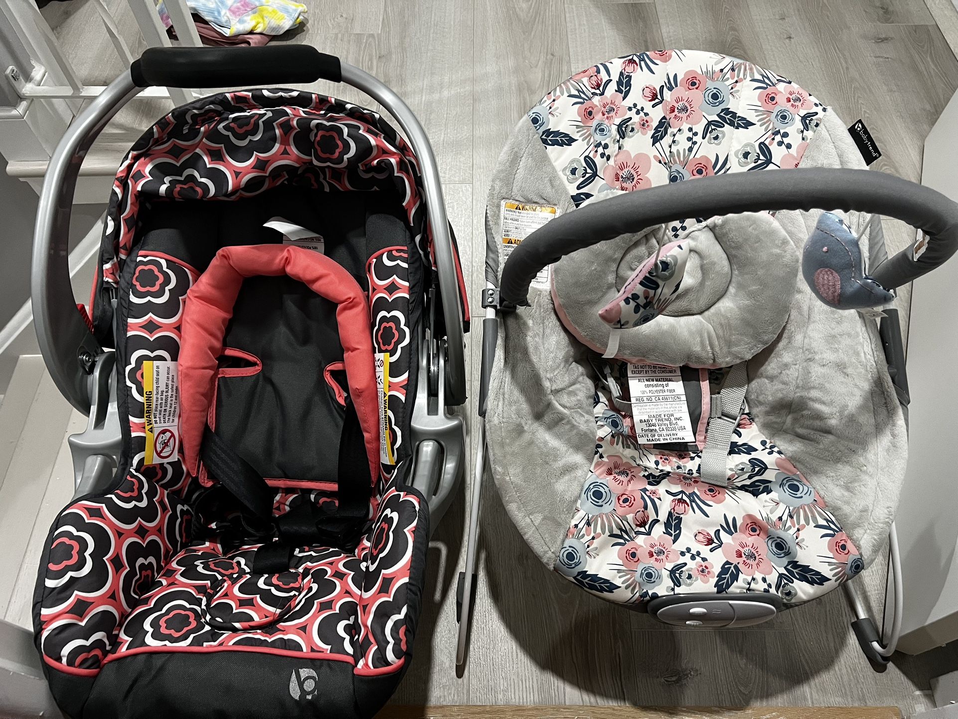 Babytrend Car Seat And Infant Swing
