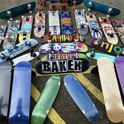 Maple skateboards blank and graphic