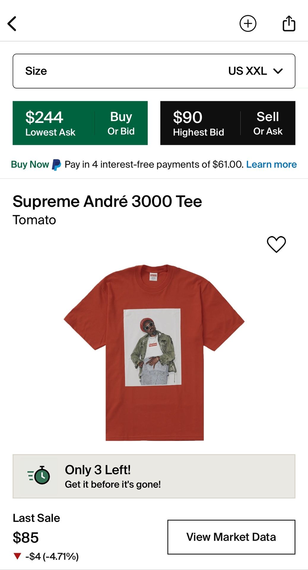 Supreme Andre 3000 Tee