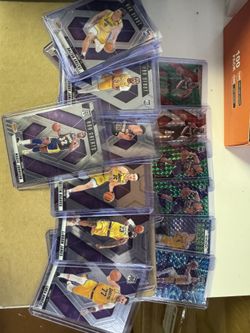 Los Angeles Lakers Cards Mosaic Prizm and Base 24 Total Cards