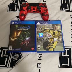 Ps4 Games And Controller 