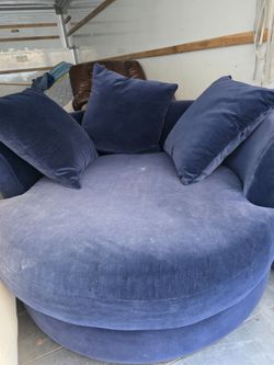 Z Galleries swivel cuddler chair