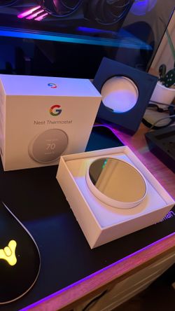 Google Nest thermostat snow