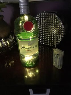 Tanqueray Gin Bottle STAR LED Lights 