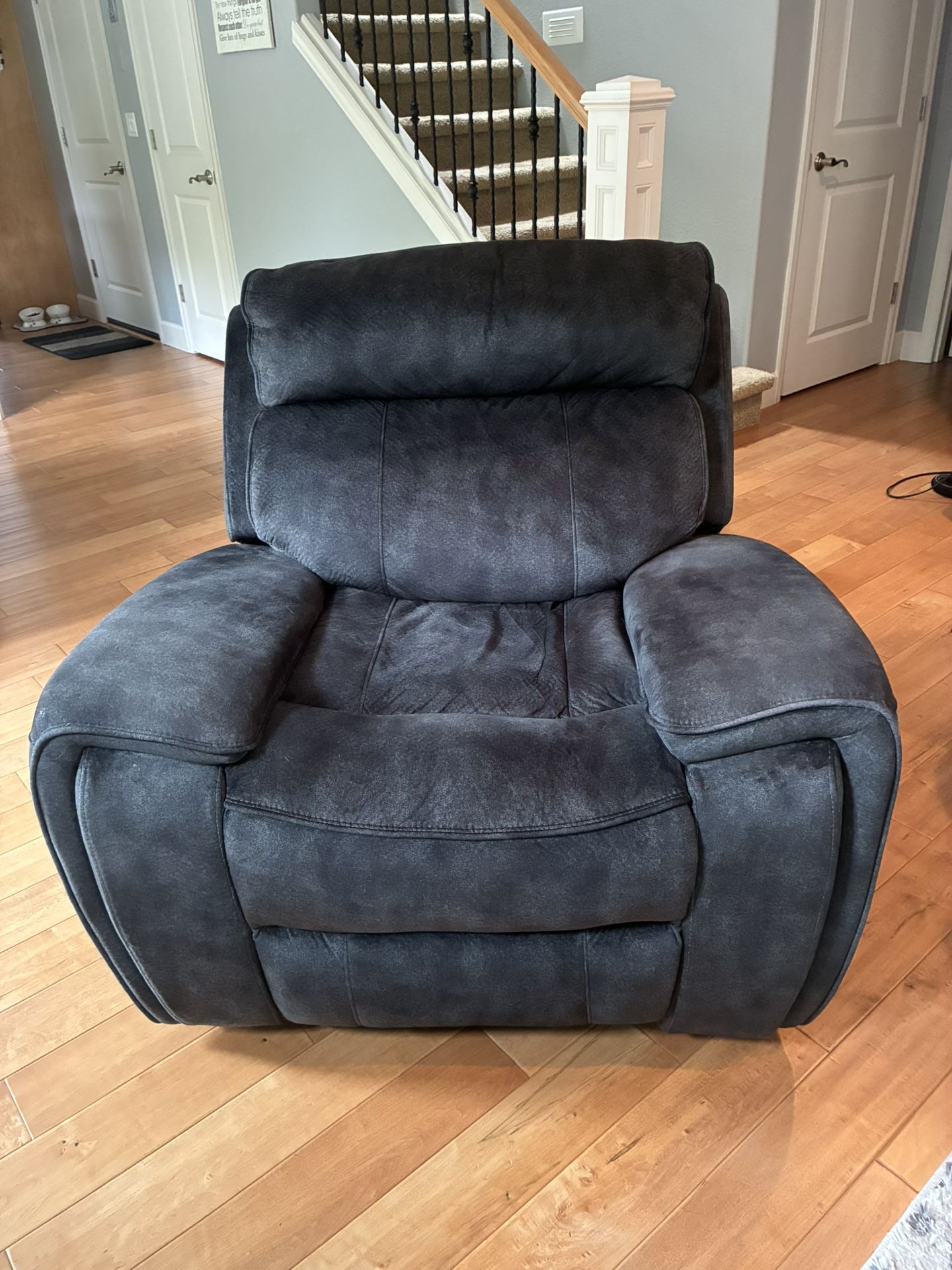 Charcoal Rocker Recliner