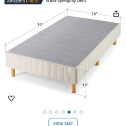 Twin XL Bed Frame Plus Mattress