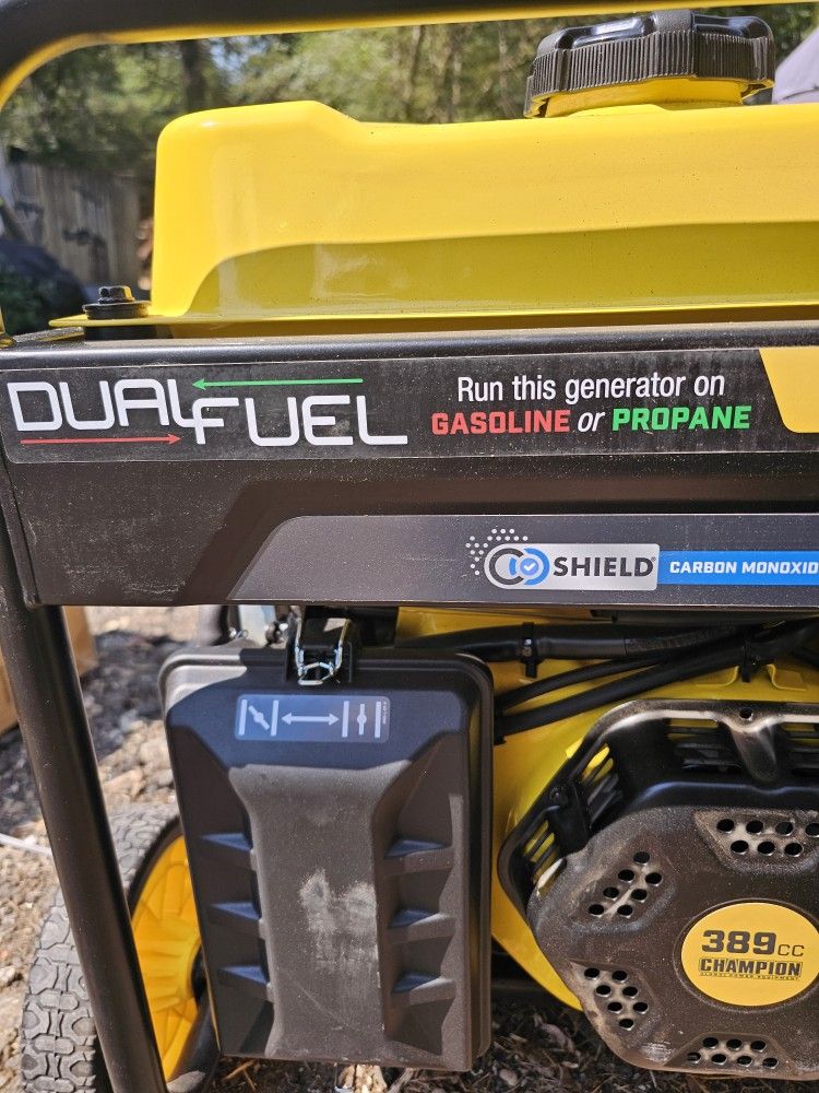 CHAMPION DUEL FUEL GENERATOR