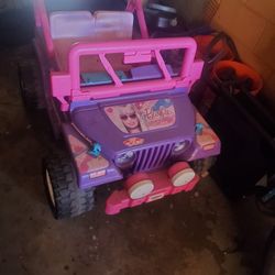 Barbie Battery Car