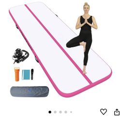 Gymnastics Inflatable Training Mat : Pink