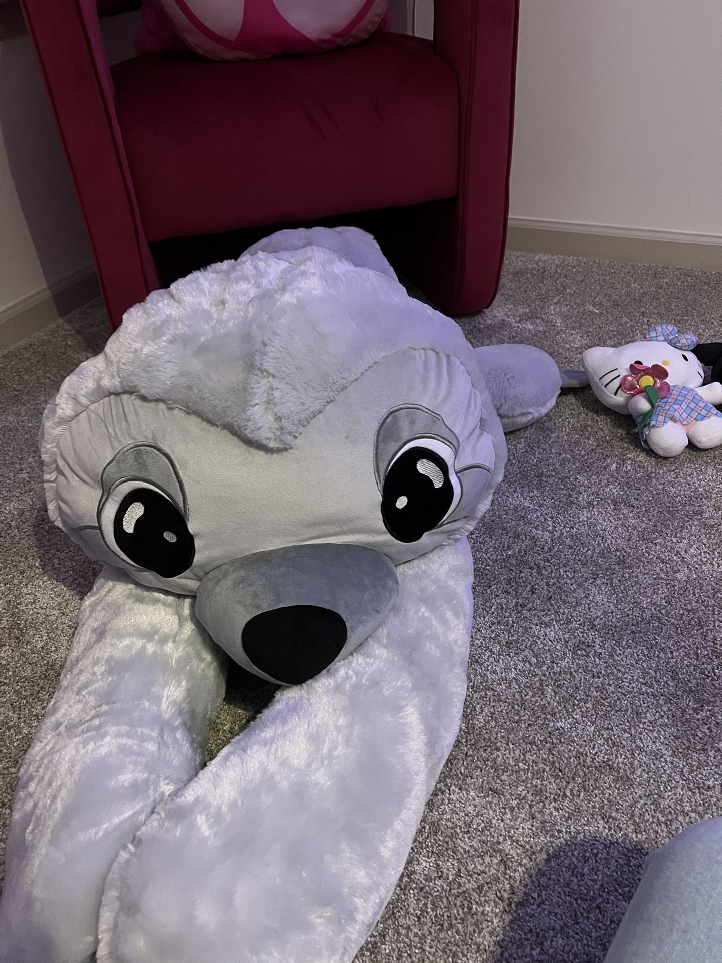 Big Gray Sloth Plush