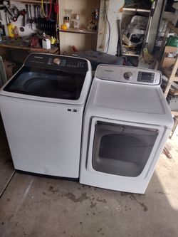 Samsung WASHER and electric dryer Large Capacity