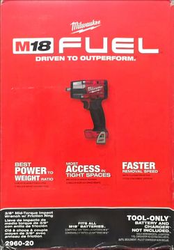 Milwaukee m18 fuel Impact wrench 3/8