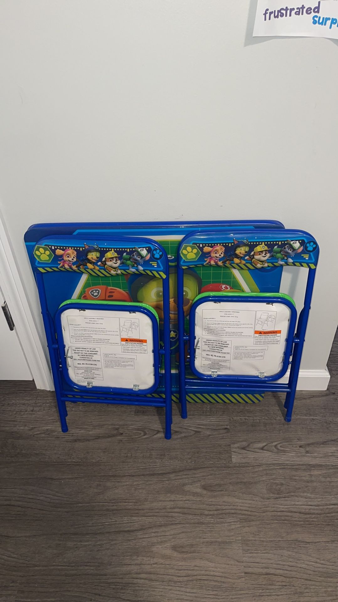 Paw Patrol Table And Chairs 