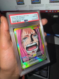 2025 ONE PIECE OP13 EN JEWELRY BONNEY ALTERNATE ART PSA10