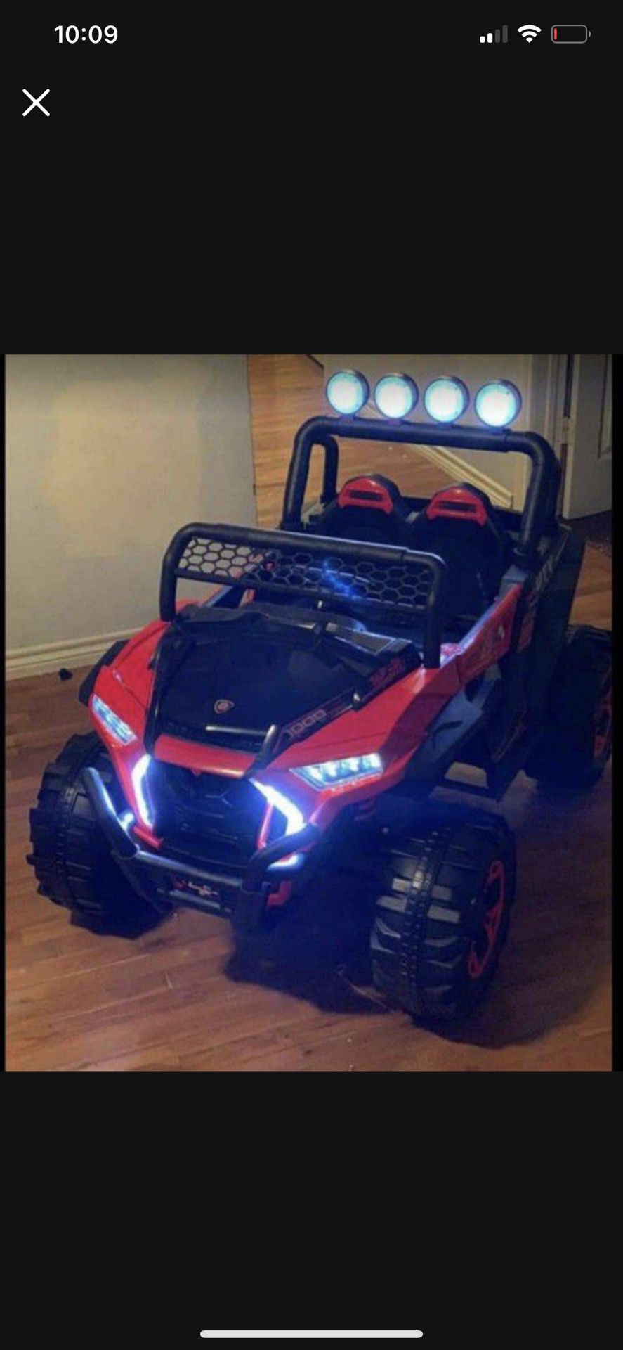 KIDS REMOTE CONTROL CAR WITH MUSIC AND LIGHTS 