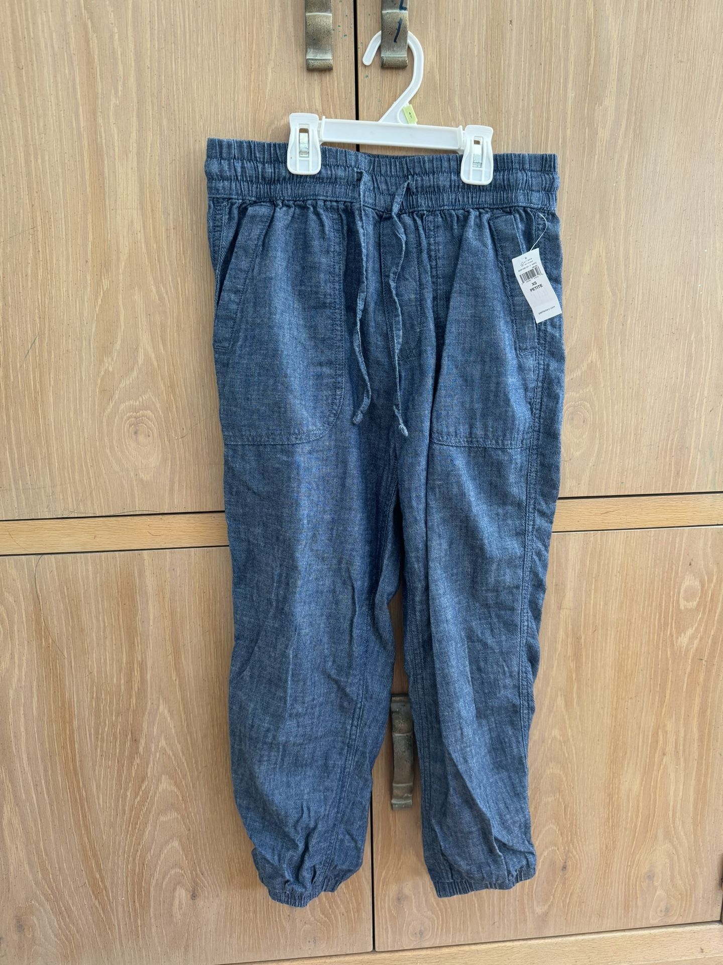 Gap Chambray Joggers Size CS