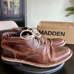 Steve Madden Leather Chukka Boots - US M11