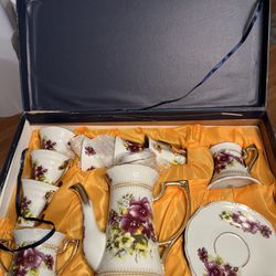 China Tea Set Fine Porcelain 