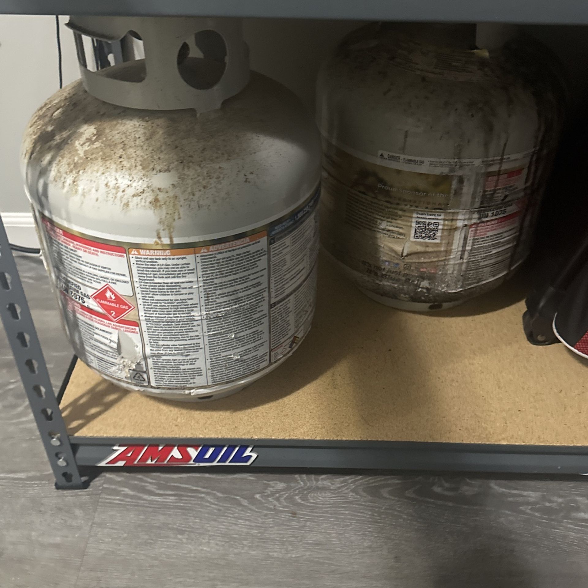 Empty Propane Canisters