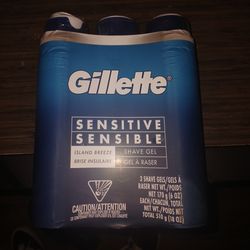 3 pack Gillette shave gel
