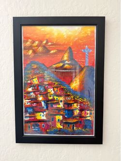 Rio de Janeiro Framed Canvas Painting