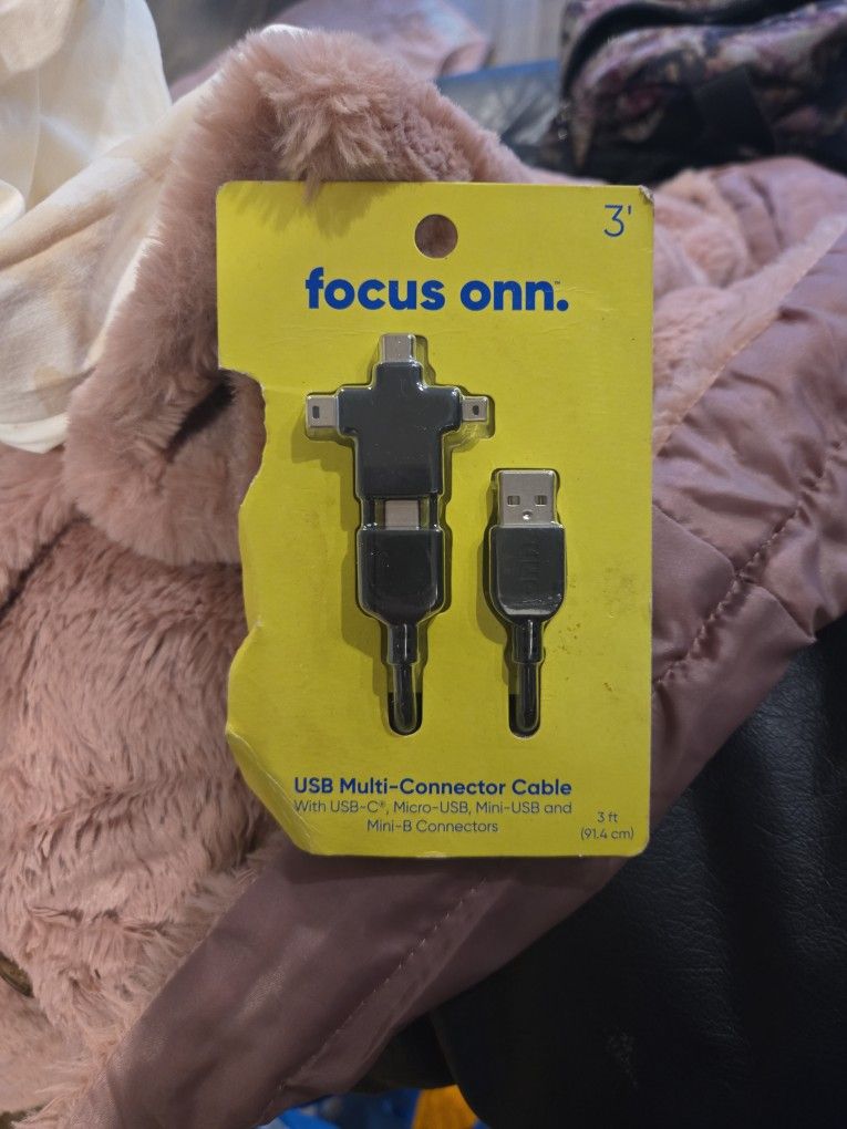 USB Multiconnector Cable Great For Gopro Equip(all Models)