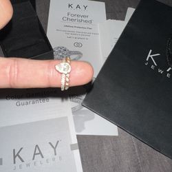 Engagement Ring And Wedding Band 