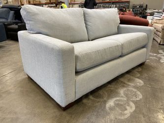 LA-Z-BOY Shiloh Blue-Grey Sleeper Loveseat