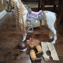 AMERICAN GIRL HORSE AND CLOTHES SET ALL FOR $15